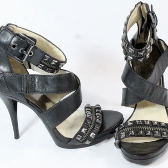 MICHAEL Michael Kors Shoes - MICHAEL Michael Kors Black Studded Heels